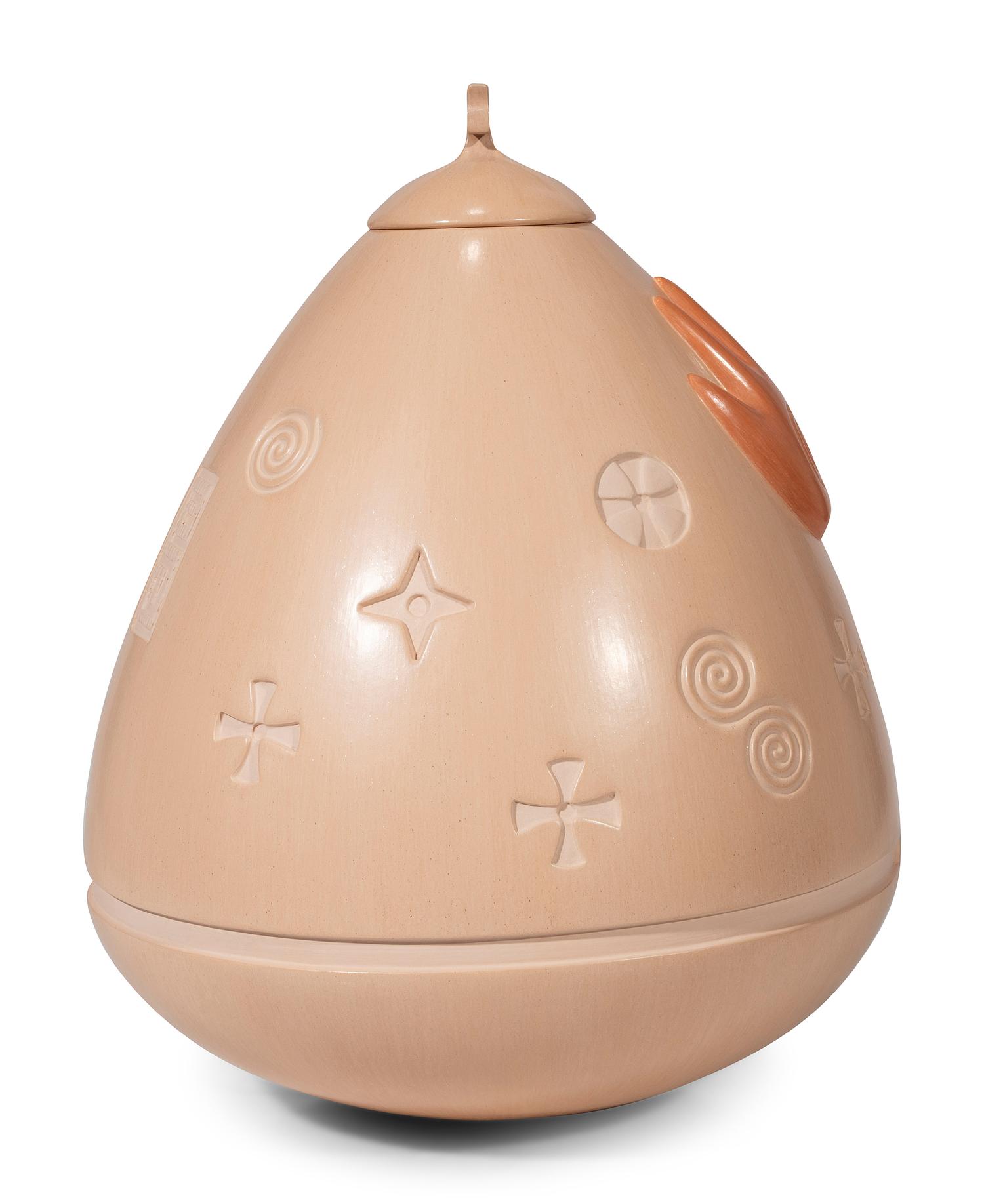 Lidded Pottery Jar