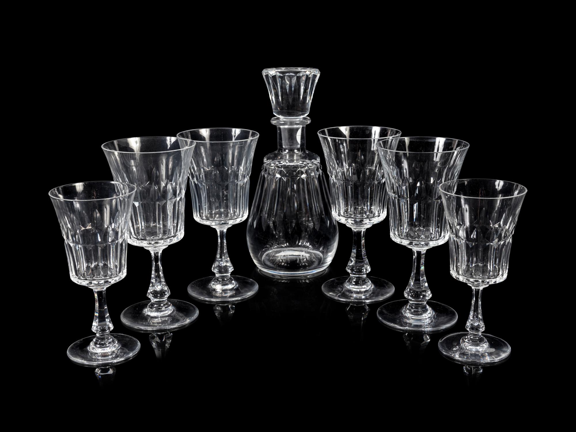 A Baccarat Stemware Service