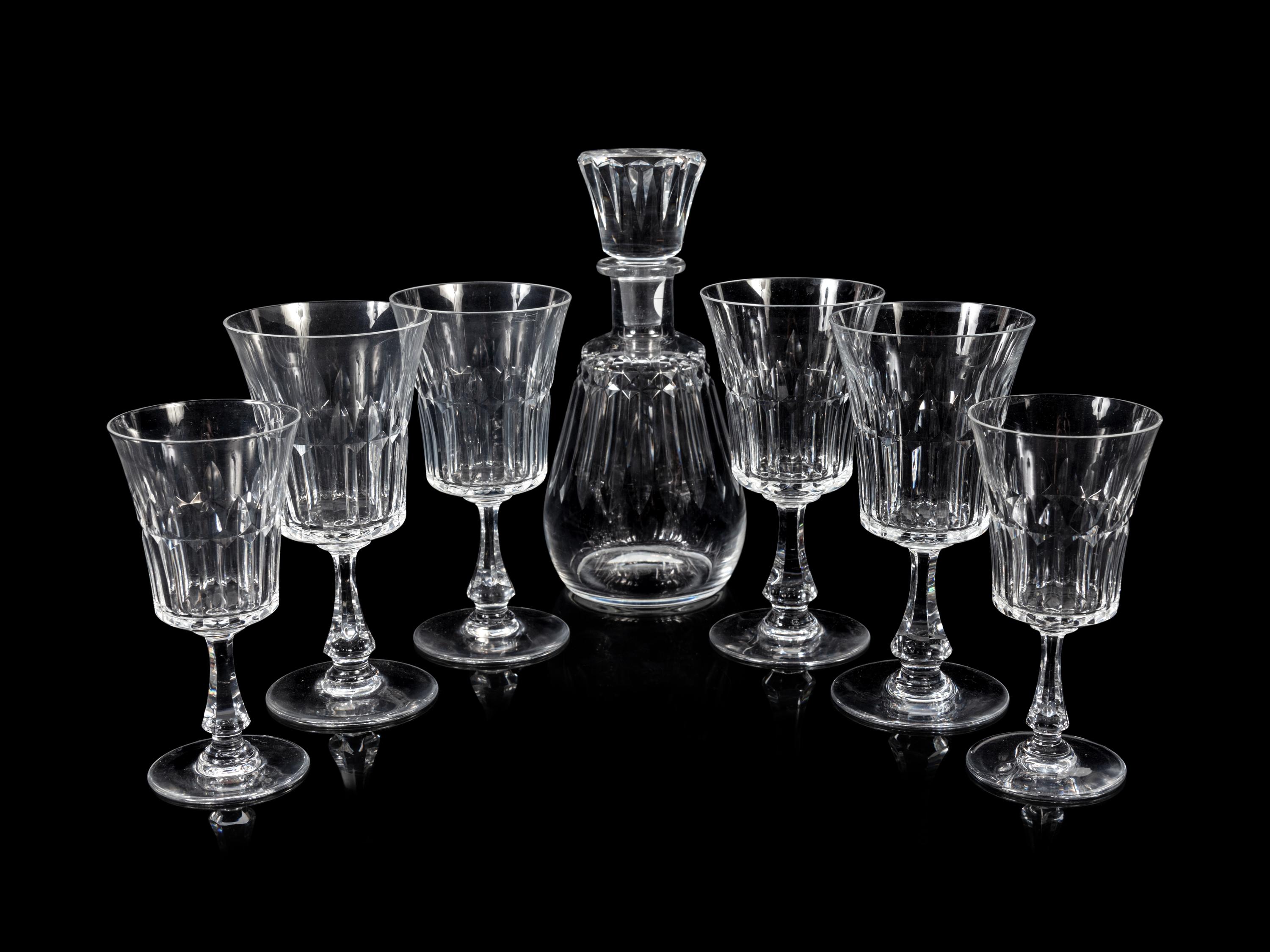 A Baccarat Stemware Service