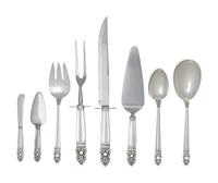 An American Silver Flatware Service