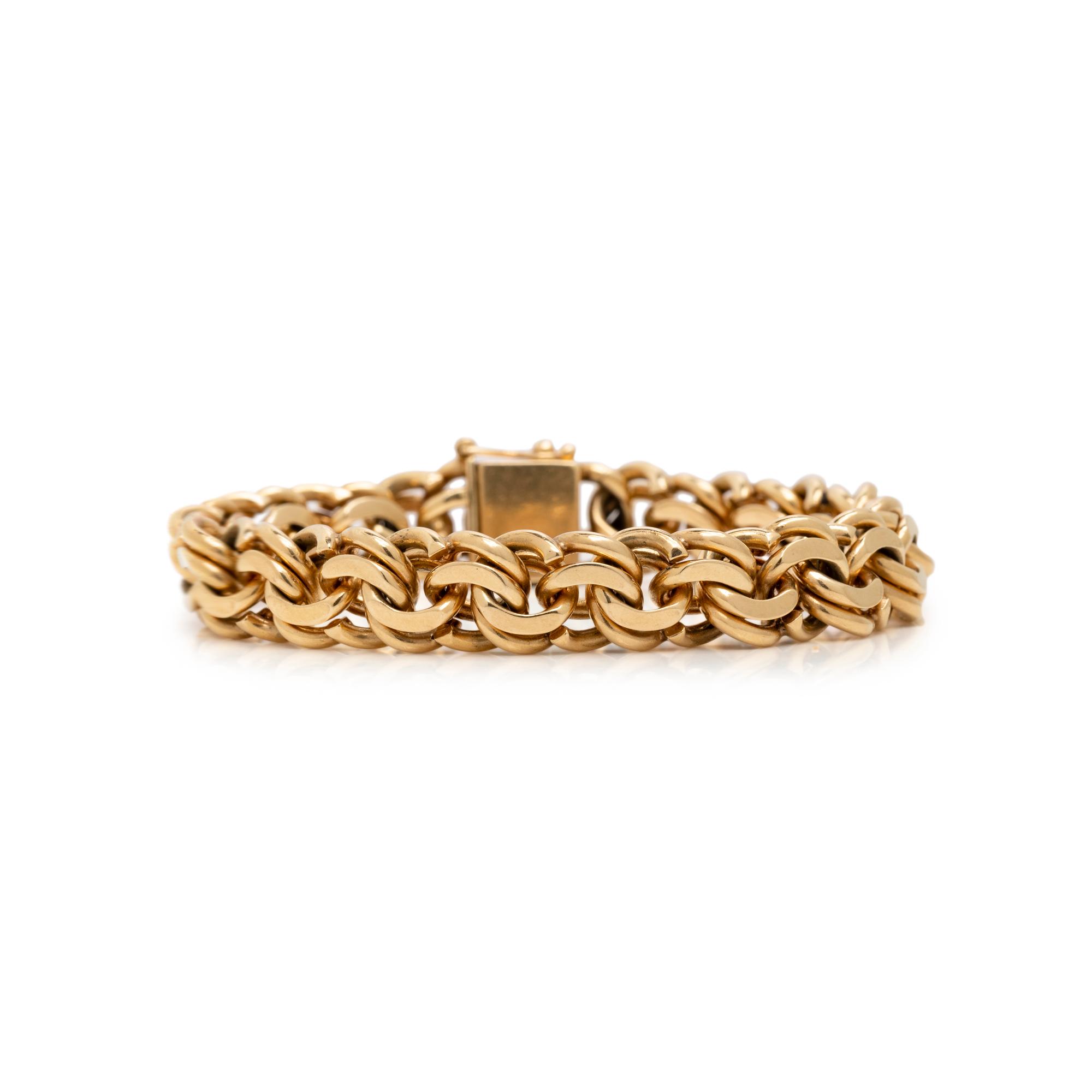 YELLOW GOLD BRACELET