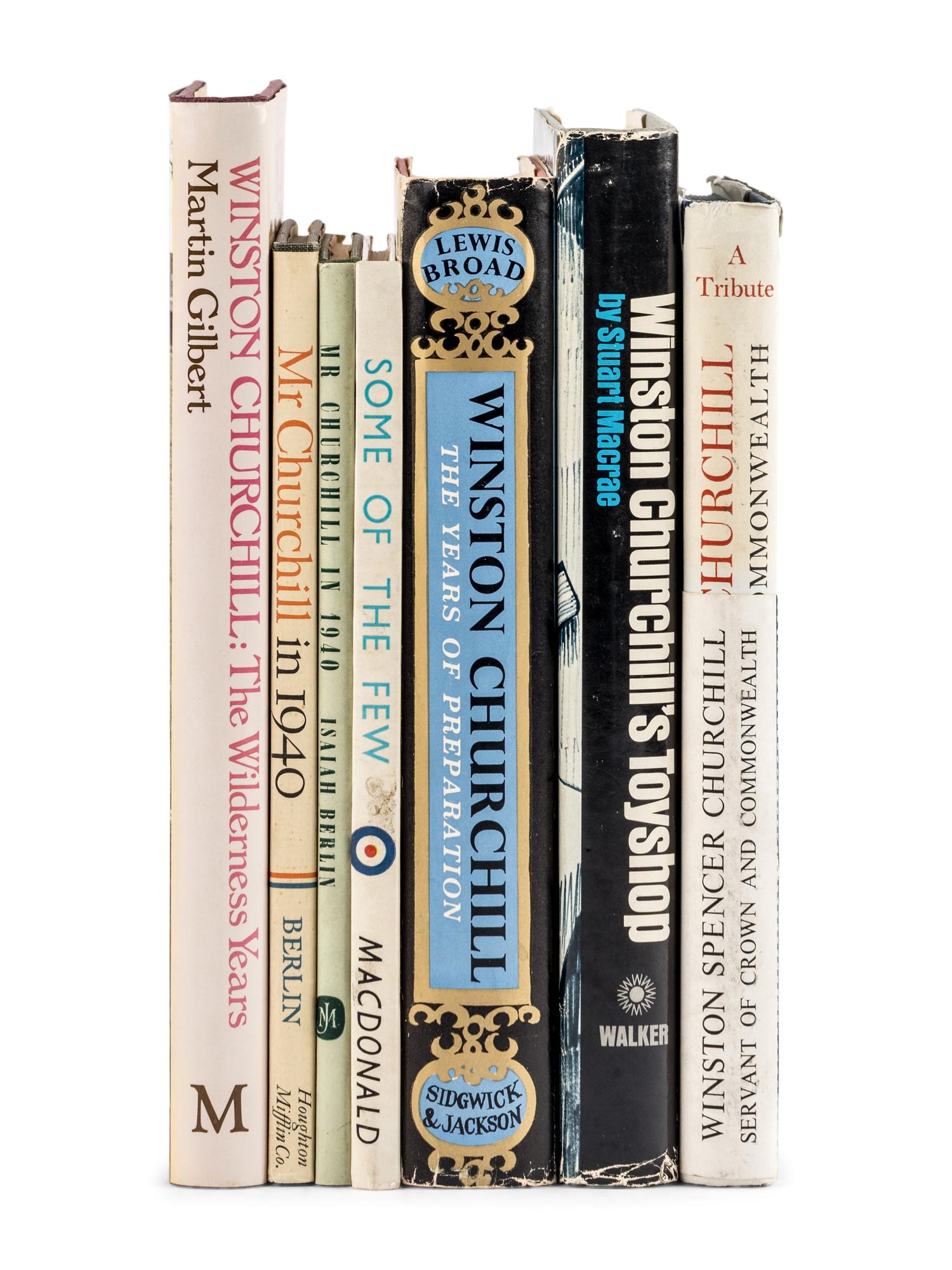 [CHURCHILL, Winston Leonard Spencer, Sir (1874-1965)]. A group of 15 works about Churchill, including:
