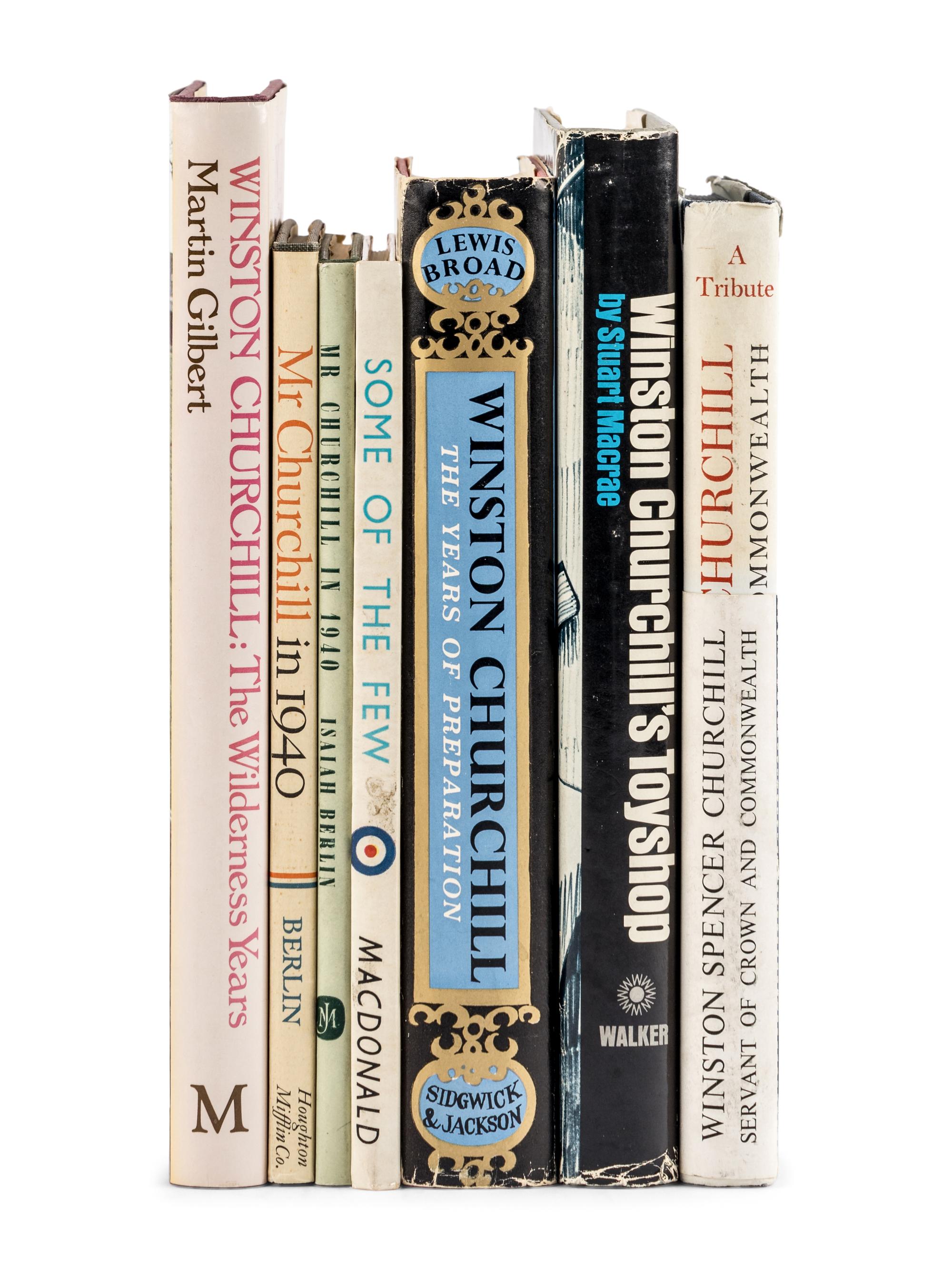 [CHURCHILL, Winston Leonard Spencer, Sir (1874-1965)]. A group of 15 works about Churchill, including: