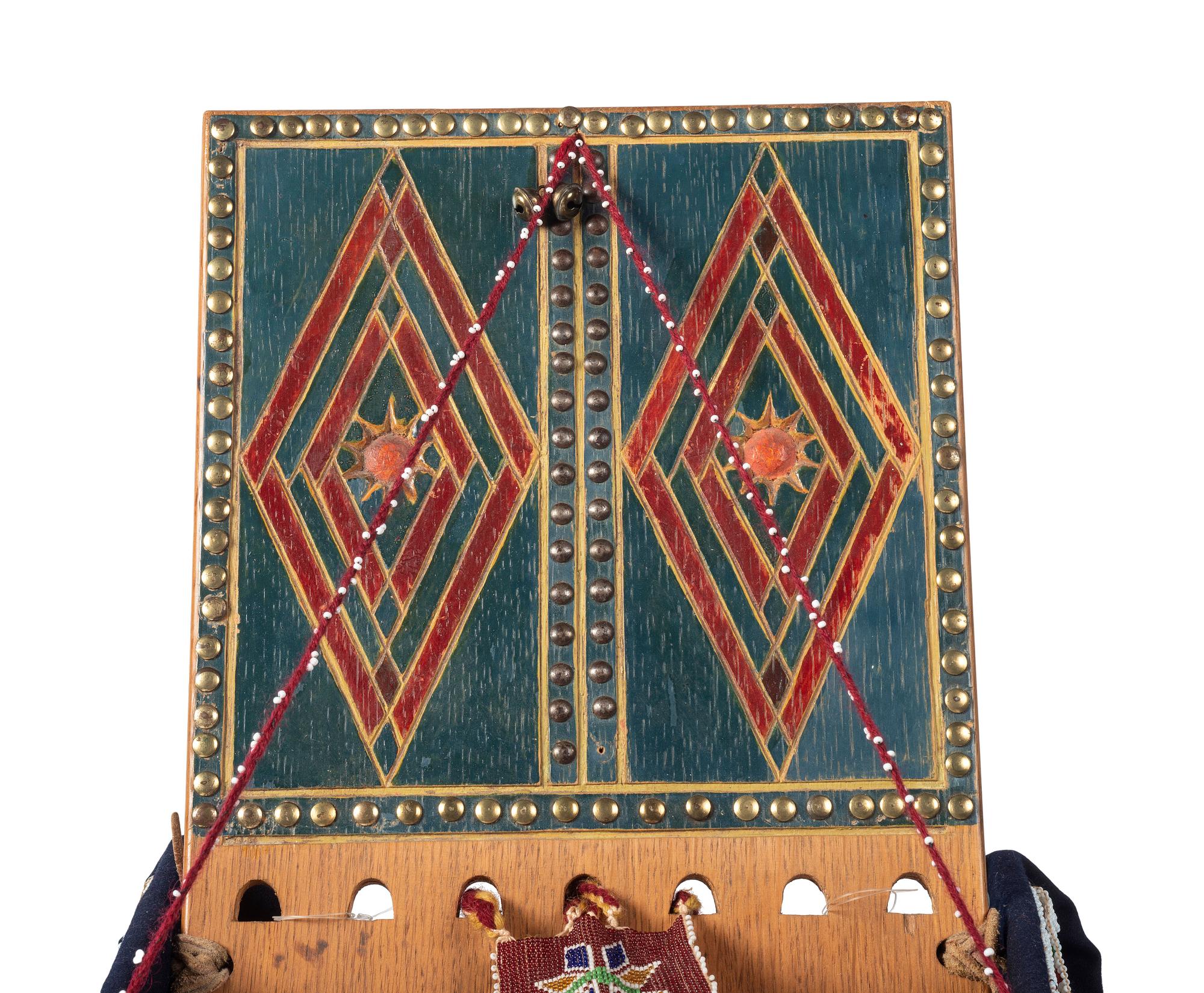 Osage Painted Cradleboard