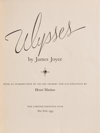 [Literature] [Matisse, Henry] Joyce, James. Ulysses
