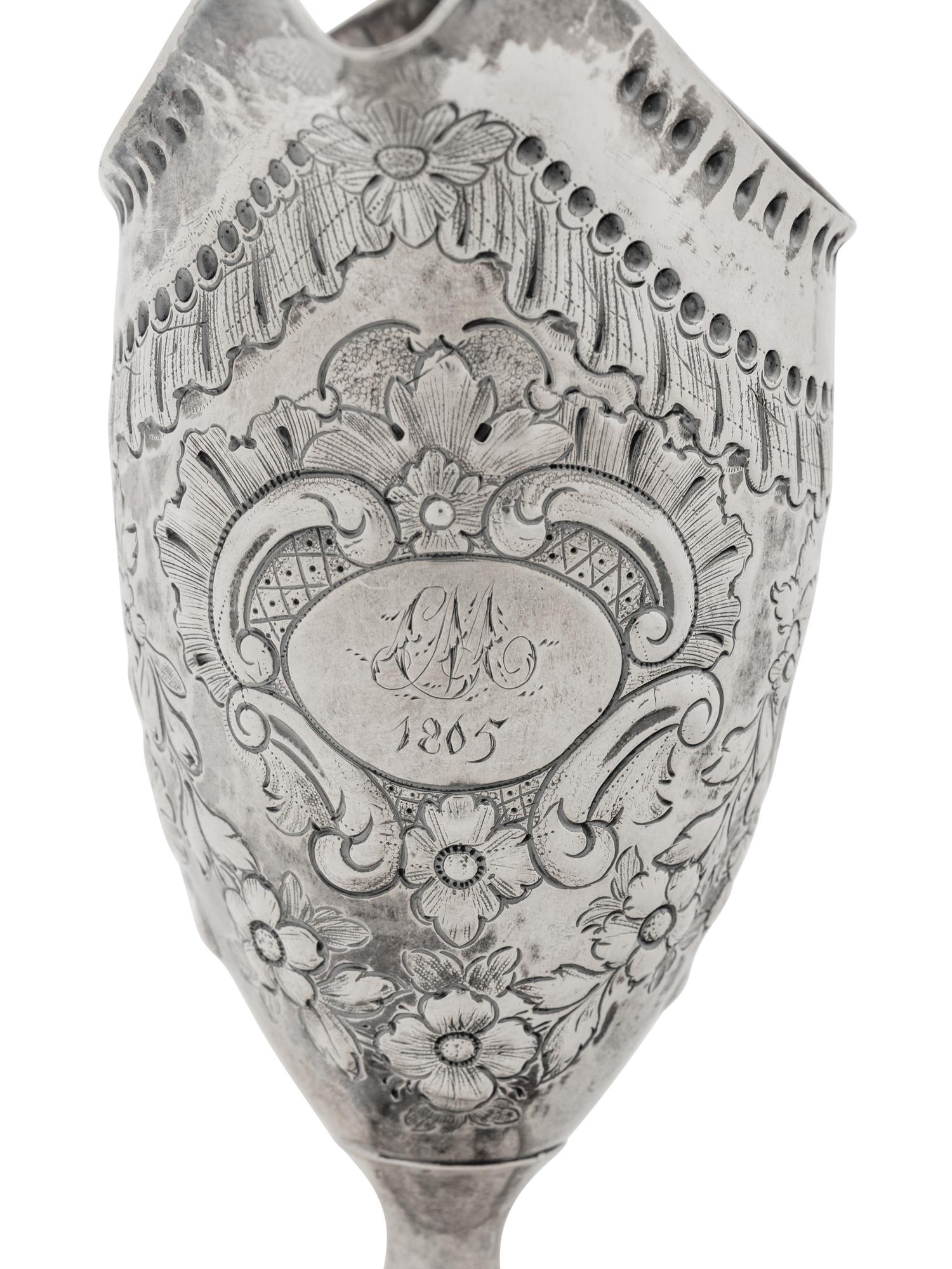 Two English Silver Table Articles