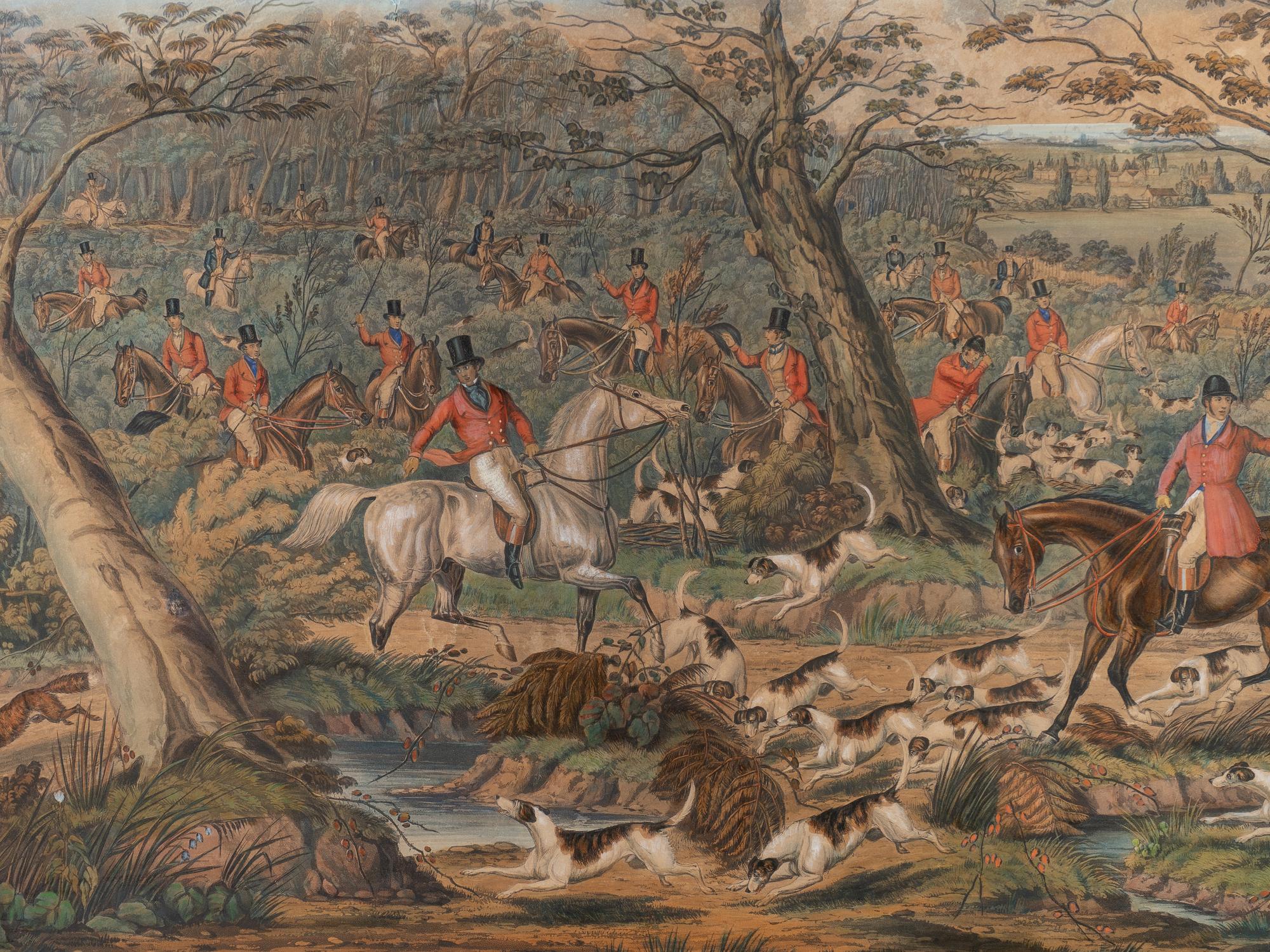 A Pair of Hand-Colored Engravings After Charles Hunt (English, 1803-1877)