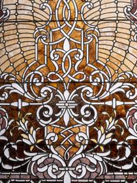 Victorian Leaded Glass Window American stained leaded glass…