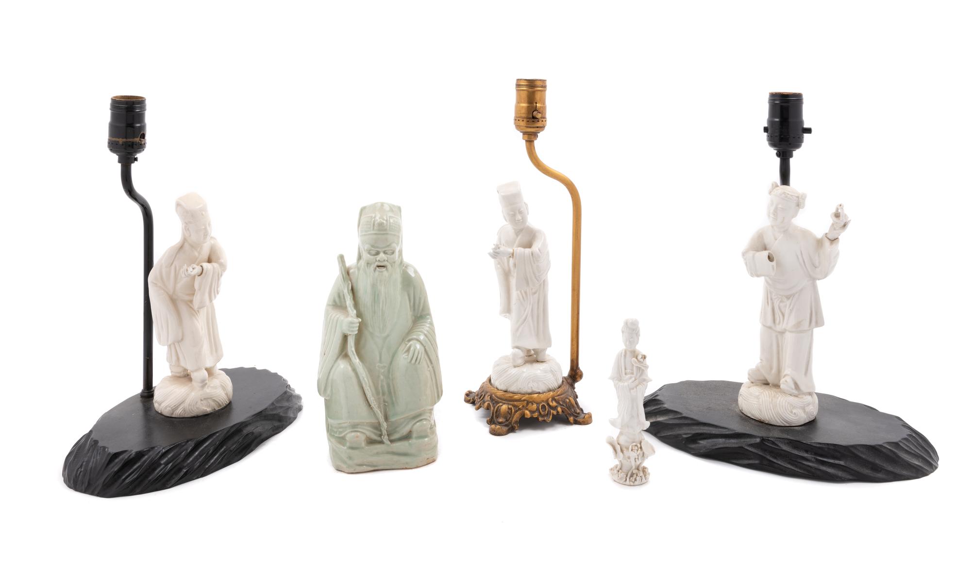 Five Chinese Porcelain Figures
