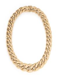 YELLOW GOLD CURB LINK NECKLACE