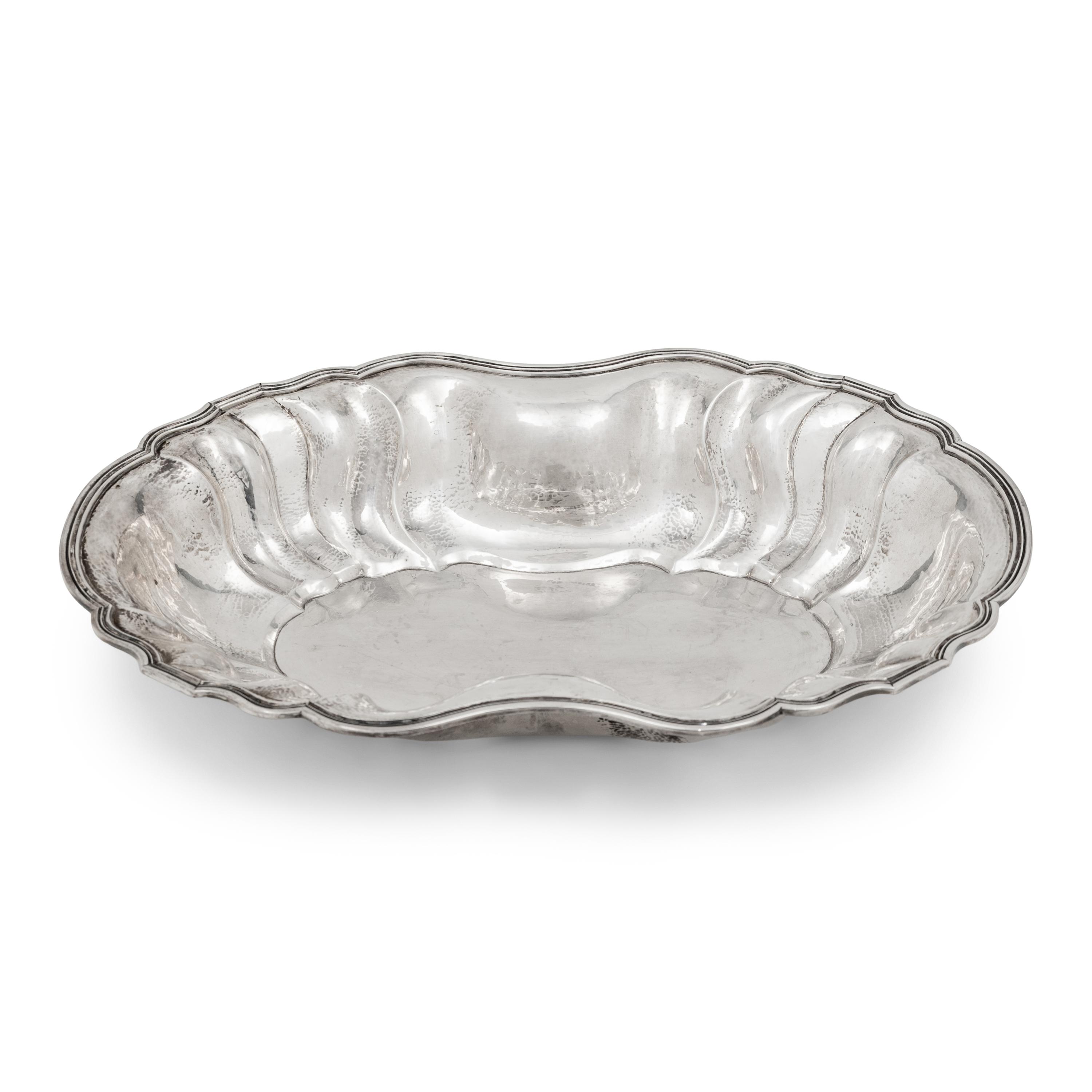 A Buccellati Silver Center Bowl