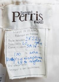 A Bernard Perris Silk Floral Strapless Dress Ensemble, Size 40.