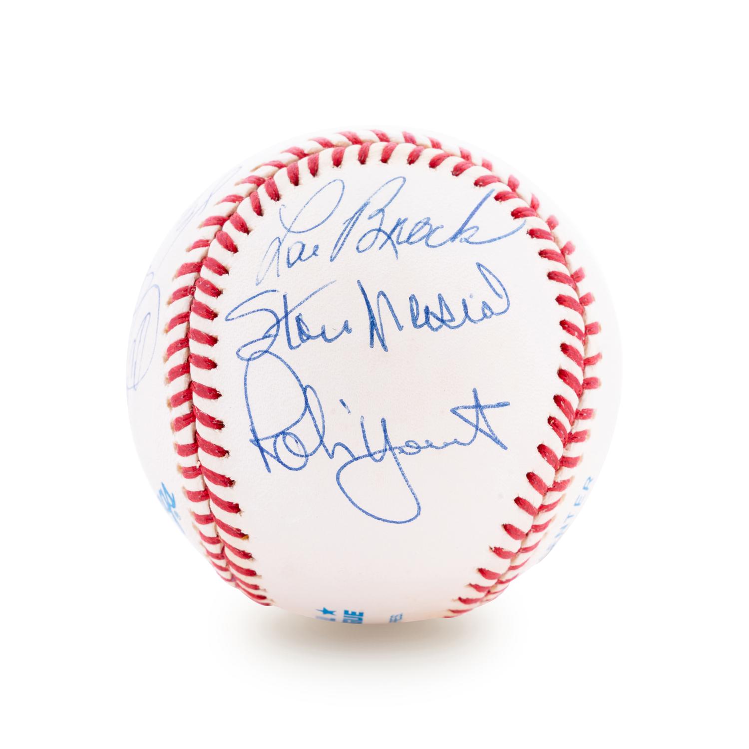 A 3,000 Hit Club Signed Baseball Featuring 12 Autographs (PSA)