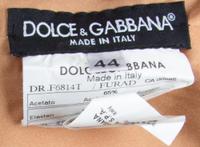 A Dolce and Gabbana Goldenrod Bustier Dress, Size 44.