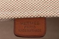 Hermès Steeple Toile Tote Bag, 2011