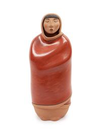Redware Figure of a Woman