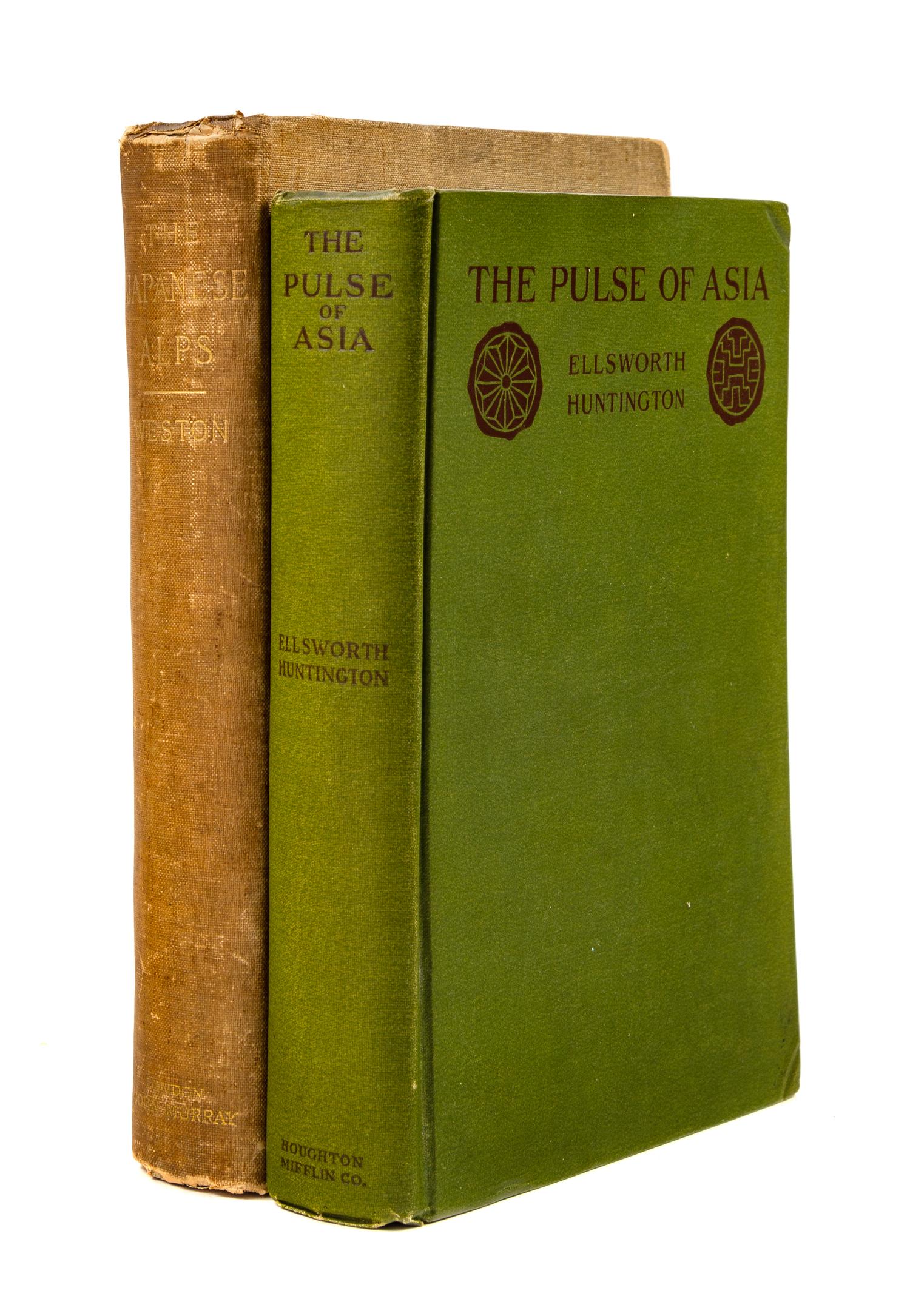[JAPAN]. WESTON, Walter (1861-1940). Mountaineering and Exploration in the Japanese Alps. London: John Murray, 1896. 8vo. 2 folding map