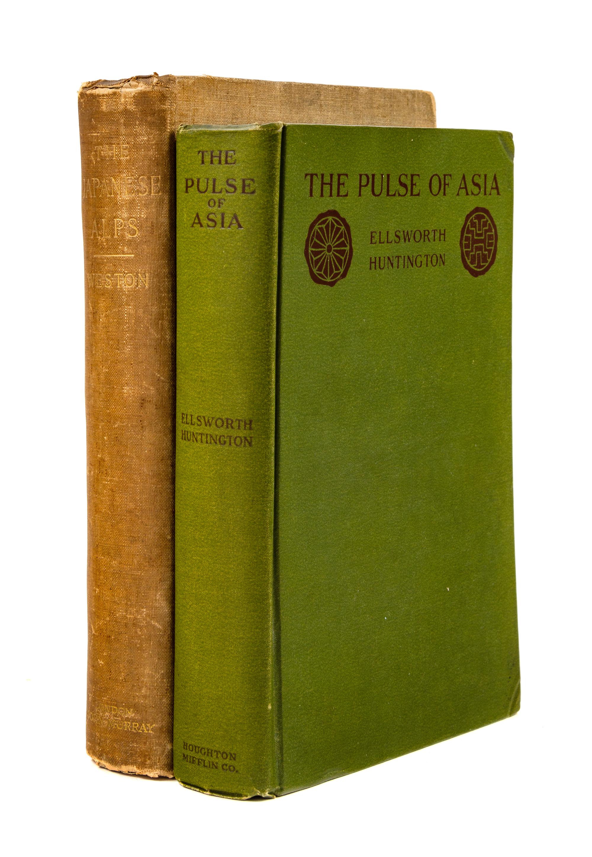 [JAPAN]. WESTON, Walter (1861-1940). Mountaineering and Exploration in the Japanese Alps. London: John Murray, 1896. 8vo. 2 folding map