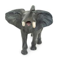 A Cybis Grey Bisque Porcelain African Elephant Figure