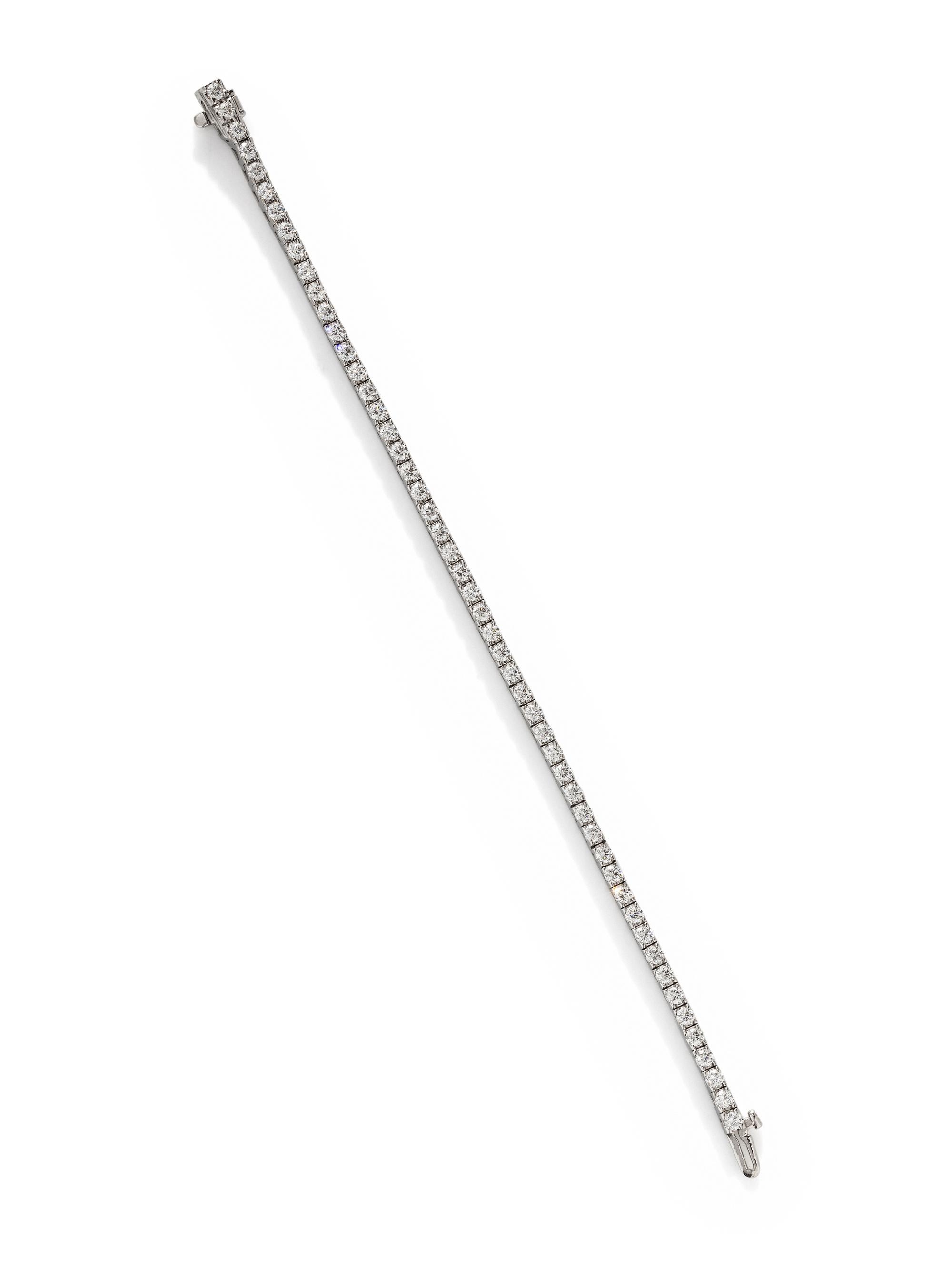 WHITE GOLD AND DIAMOND BRACELET