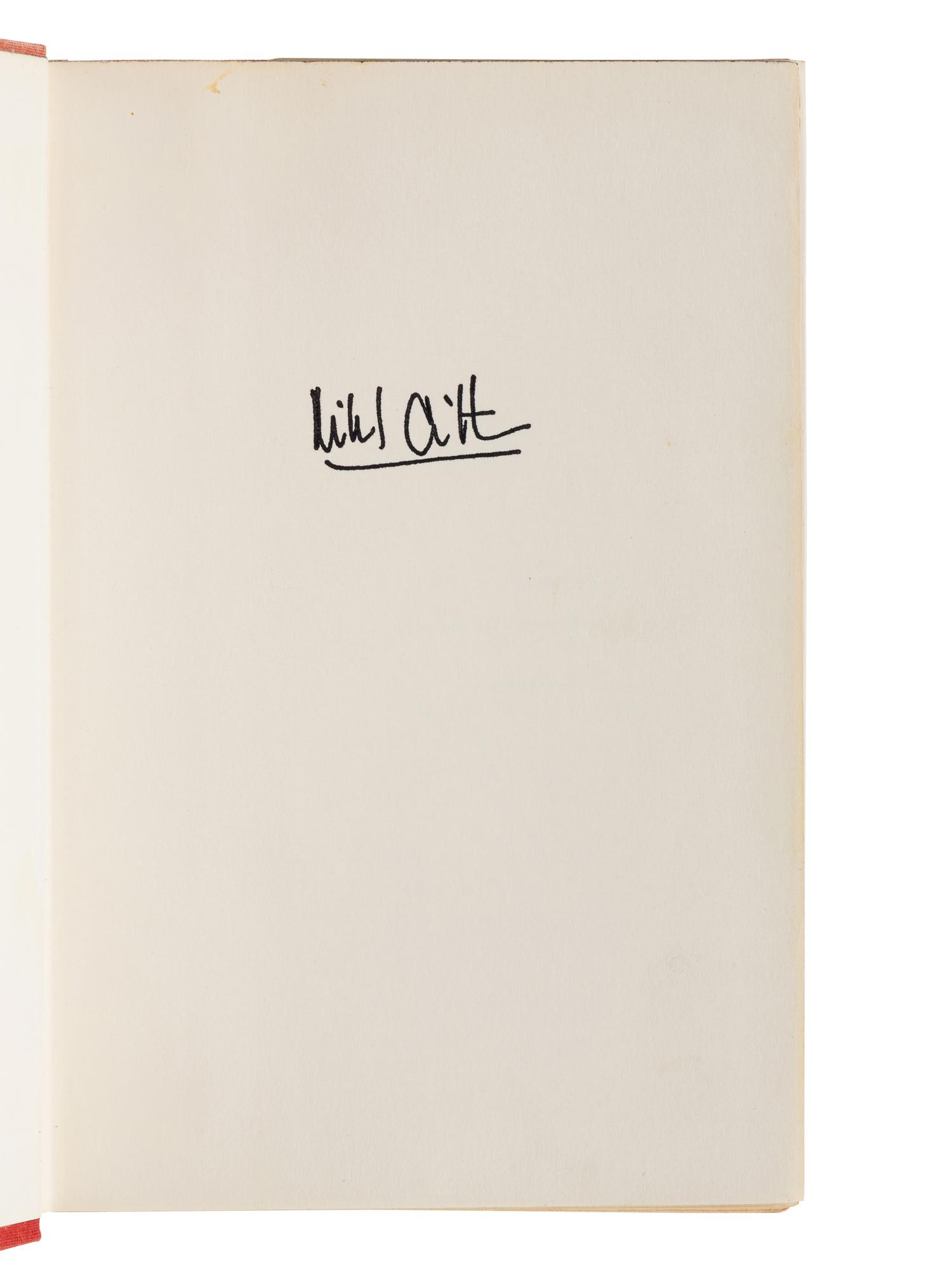 CRICHTON, Michael (1942-2008). A group of 6 FIRST EDITIONS of Crichton’s works, MANY SIGNED, comprising: