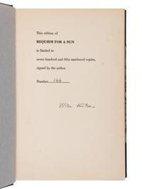 FAULKNER, William (1897-1962). Requiem for a Nun . New York: Random House, 1951.
