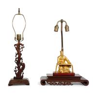 Two Chinese Table Lamps — 20TH CENTURY