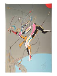 Competition and Harmony; Arrow; Runner; (a group of three prints from The Official Arts Portfolio of the XXIVth Olympiad, Seoul, Korea )