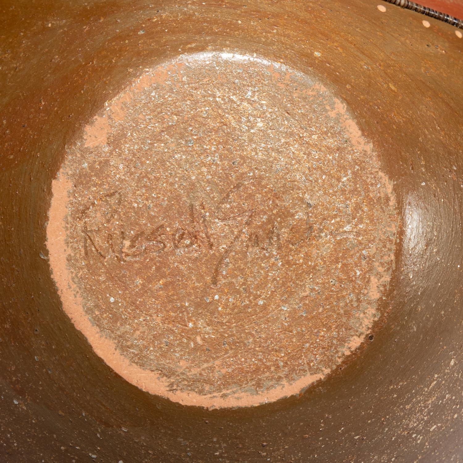 Polychrome Pottery Jar, with Micaceous Ribs and Heishi