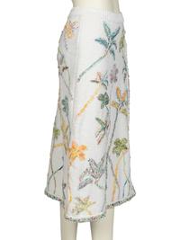 Chanel Embroidered Two-Layer Skirt, 2019