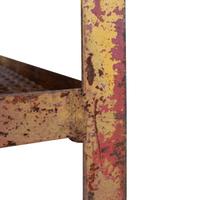 A Mid Century Iron Industrial Cart 43.5" W x 28.75" D x 49.5" H — United States, Mid-20th Century