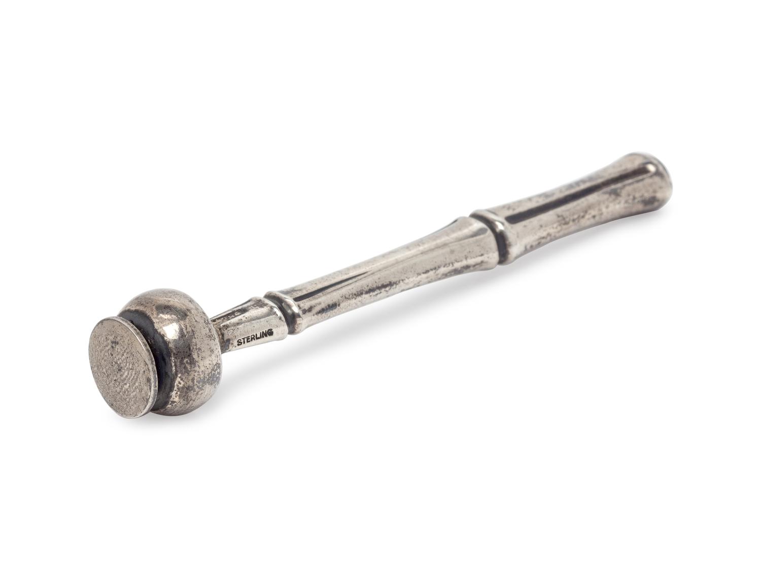 A Sterling Silver Bamboo Motif Phone Dialer, Tiffany & Co.,