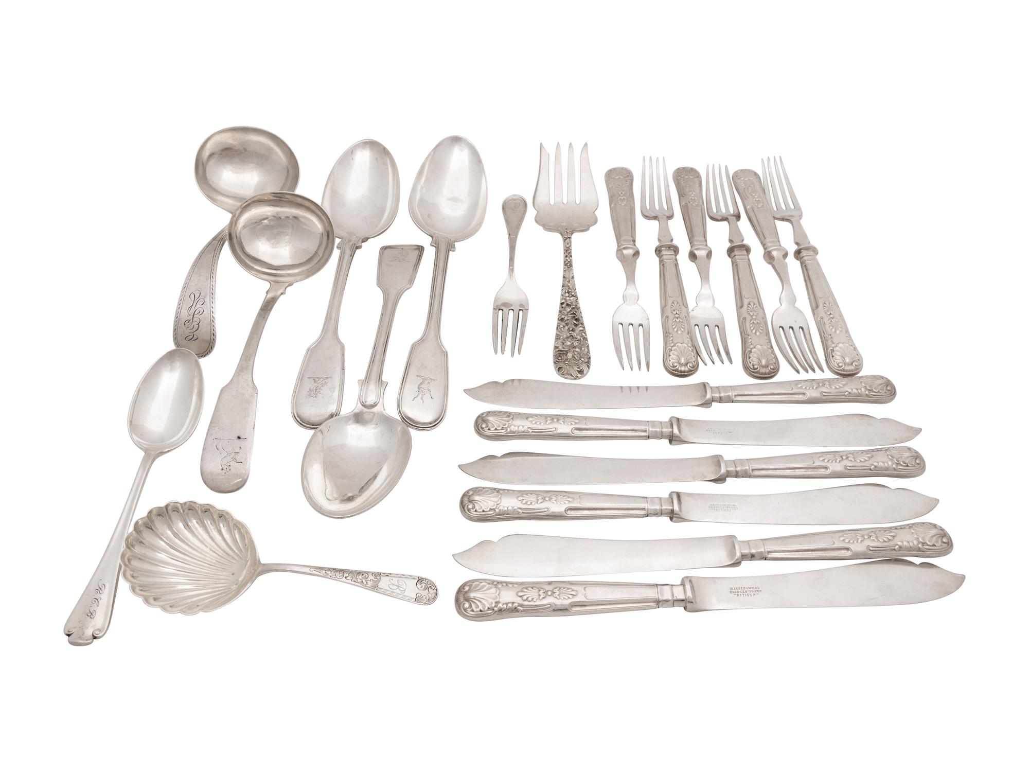 Twenty One Pieces of Miscellaneous Silver