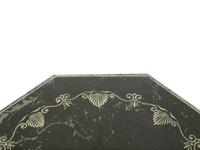 An English Painted Tole Octagonal Side Table