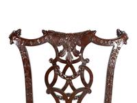 A Pair of Irish George III Style Mahogany Side Chairs