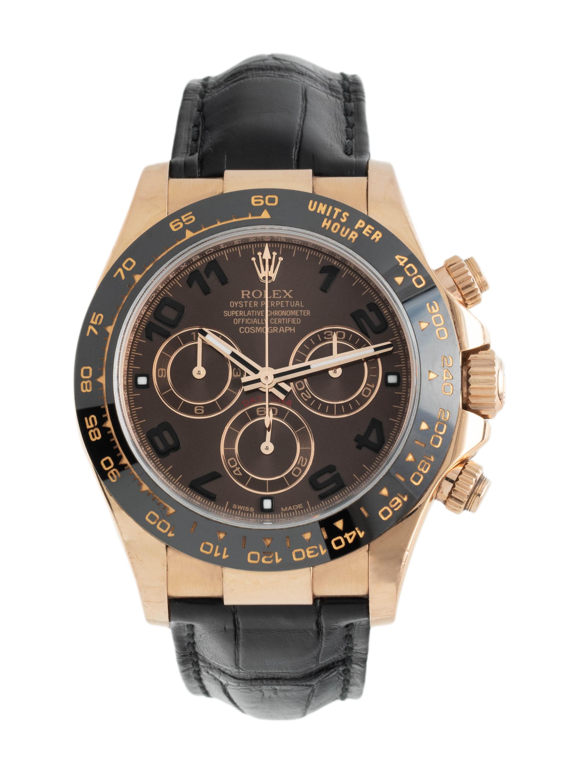 A FINE AND WELL-PRESERVED ROLEX, REF. 116515LN 18K PINK GOLD DAYTONA WRISTWATCH, CIRCA 2010