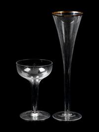 A Collection of Glass Stemware