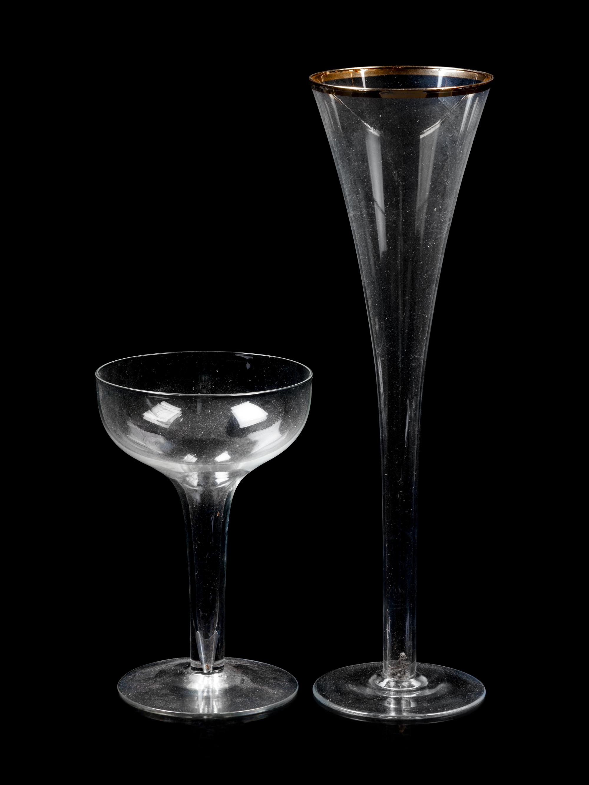 A Collection of Glass Stemware