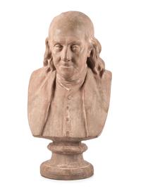 A Plaster Bust of Benjamin Franklin