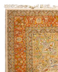 A Qum Silk Rug