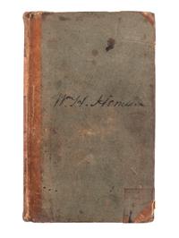 [HERNDON, William H. (1818-1891), his copy]. The Revised Code of Laws, of Illinois ... Vandalia, Illinois: Robert Blackwell, 1827.