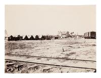 [CIVIL WAR]. O'SULLIVAN, Timothy H., (1840-1882), photographer. Warren Station, front of Petersburg, Virginia . 1861-1865.