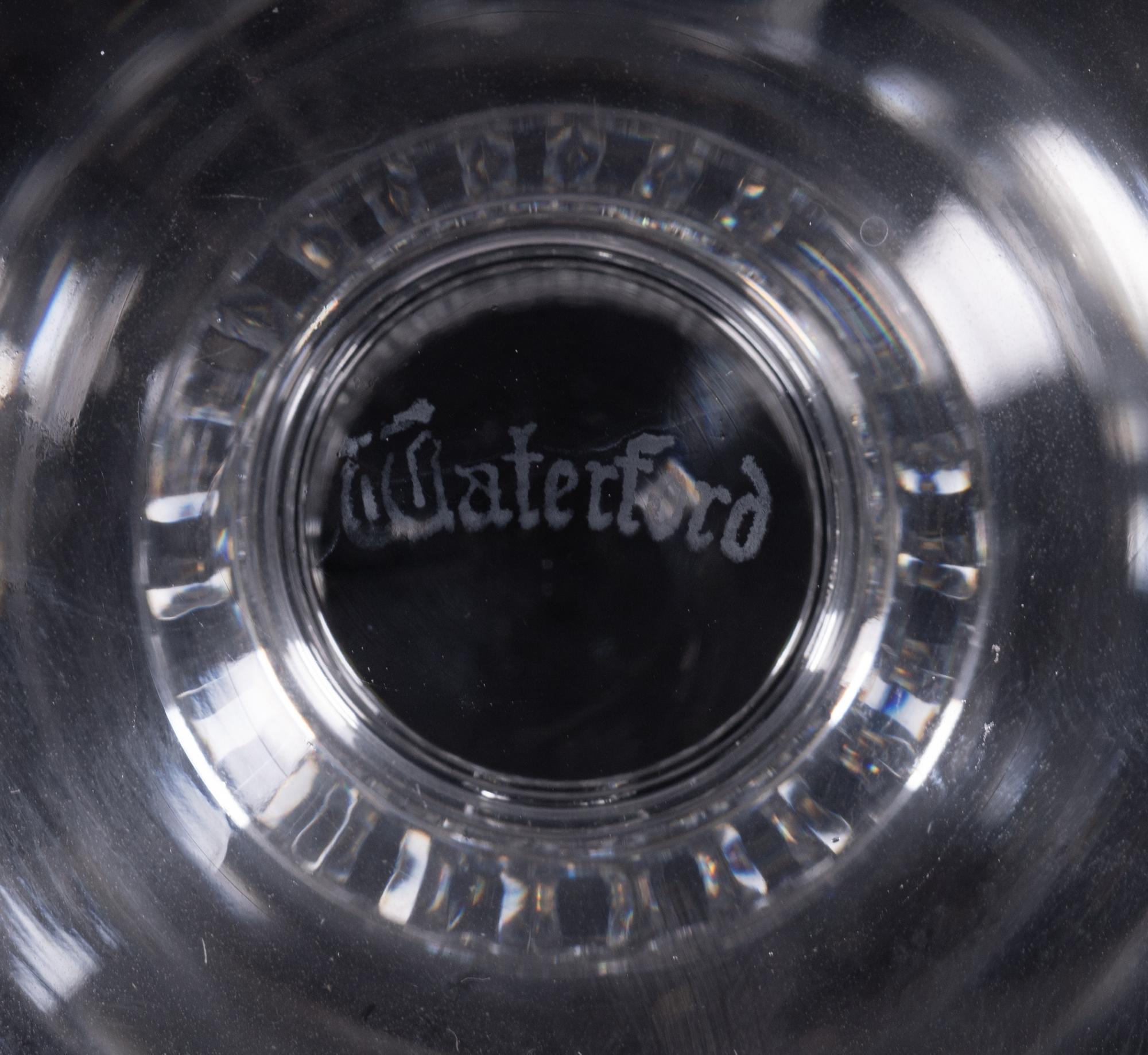A Waterford Cut Glass Stemware Service