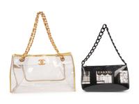 Two Chanel Vinyl Bags, 2000s