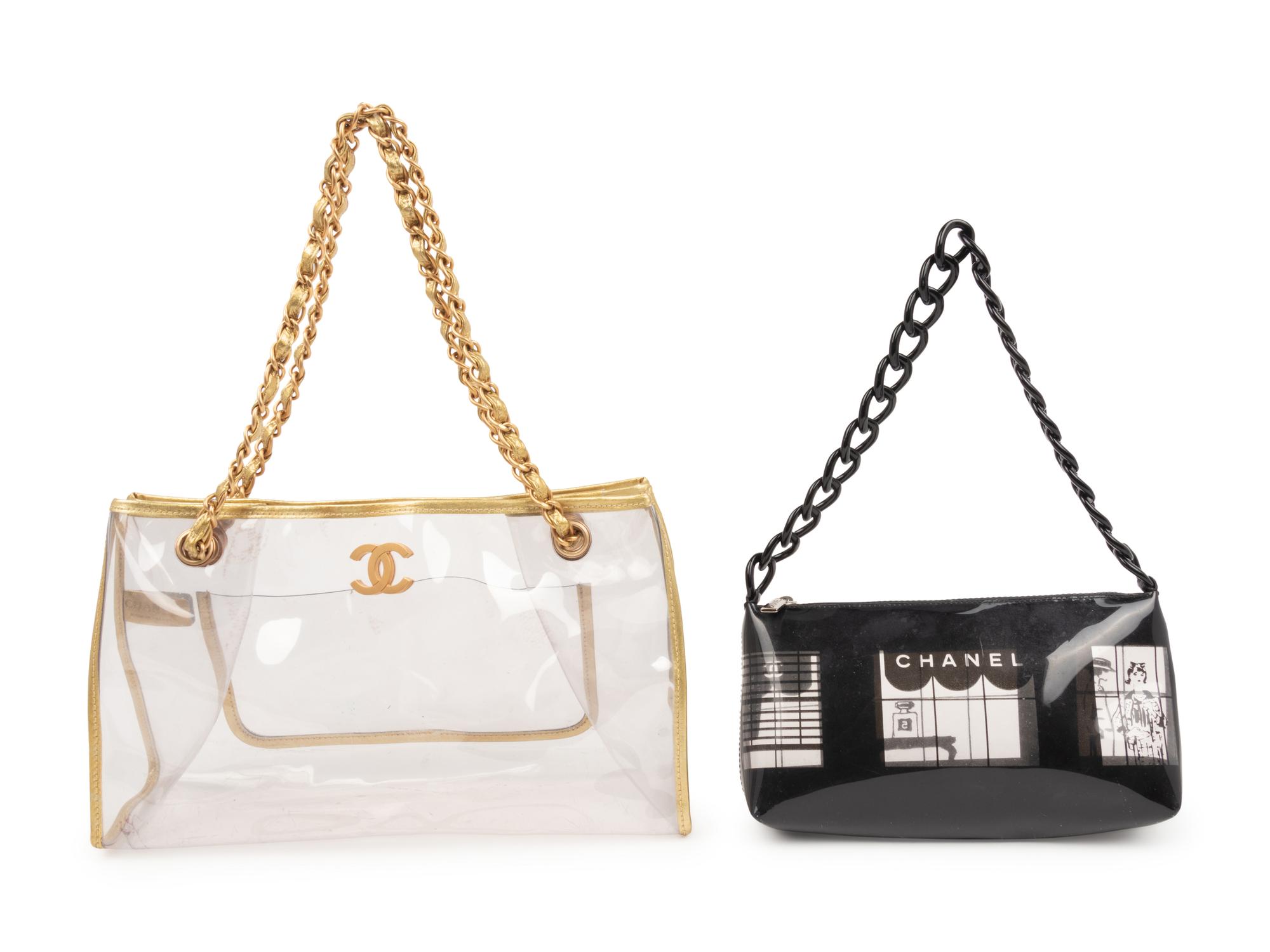 Two Chanel Vinyl Bags, 2000s