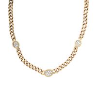 YELLOW GOLD AND DIAMOND NECKLACE