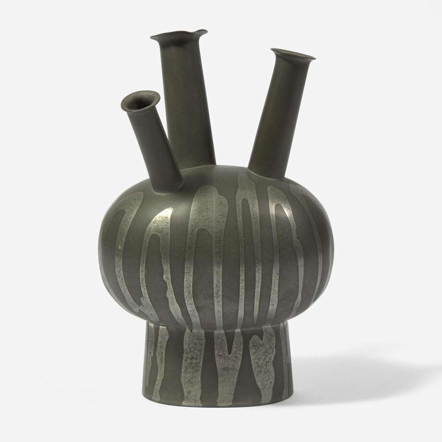Donald Wright (American, 1930-2012) Untitled (Triple Spout Vessel), USA, circa 1960