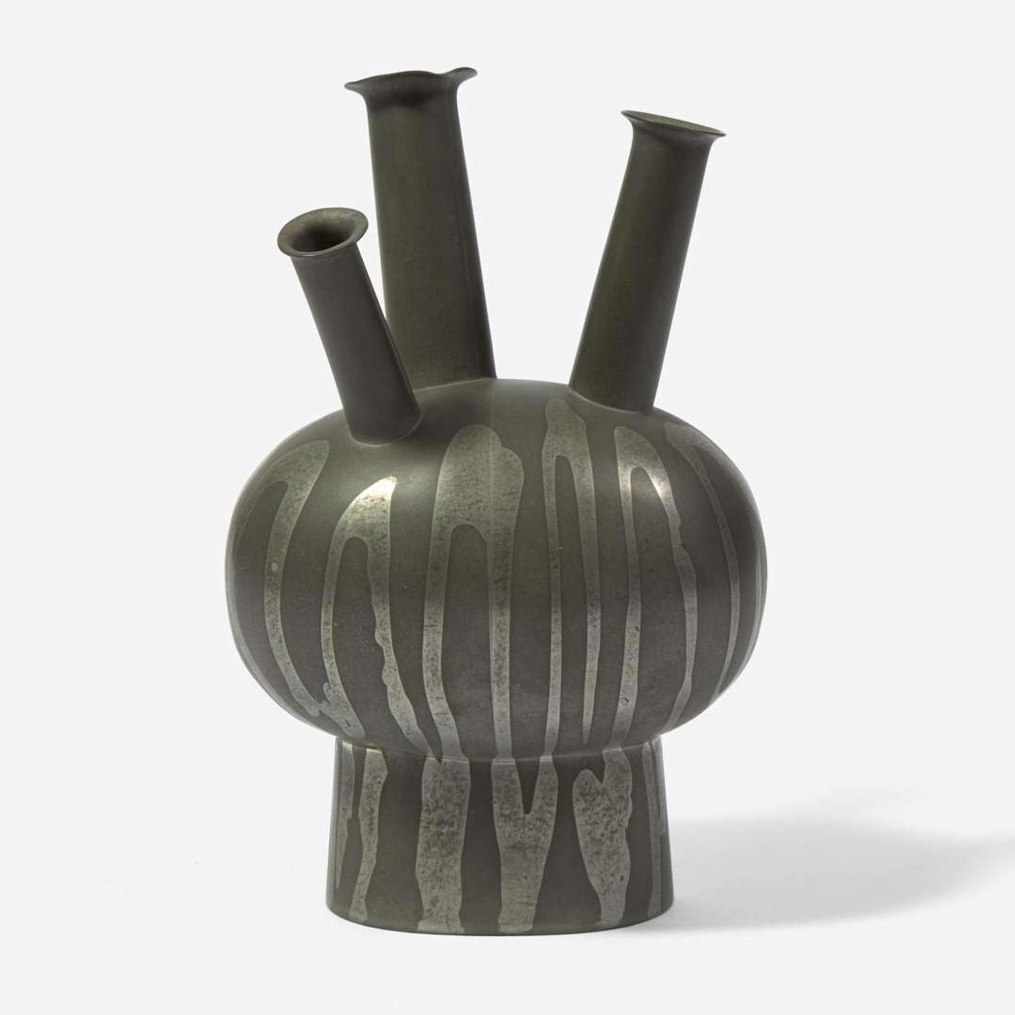 Donald Wright (American, 1930-2012) Untitled (Triple Spout Vessel), USA, circa 1960