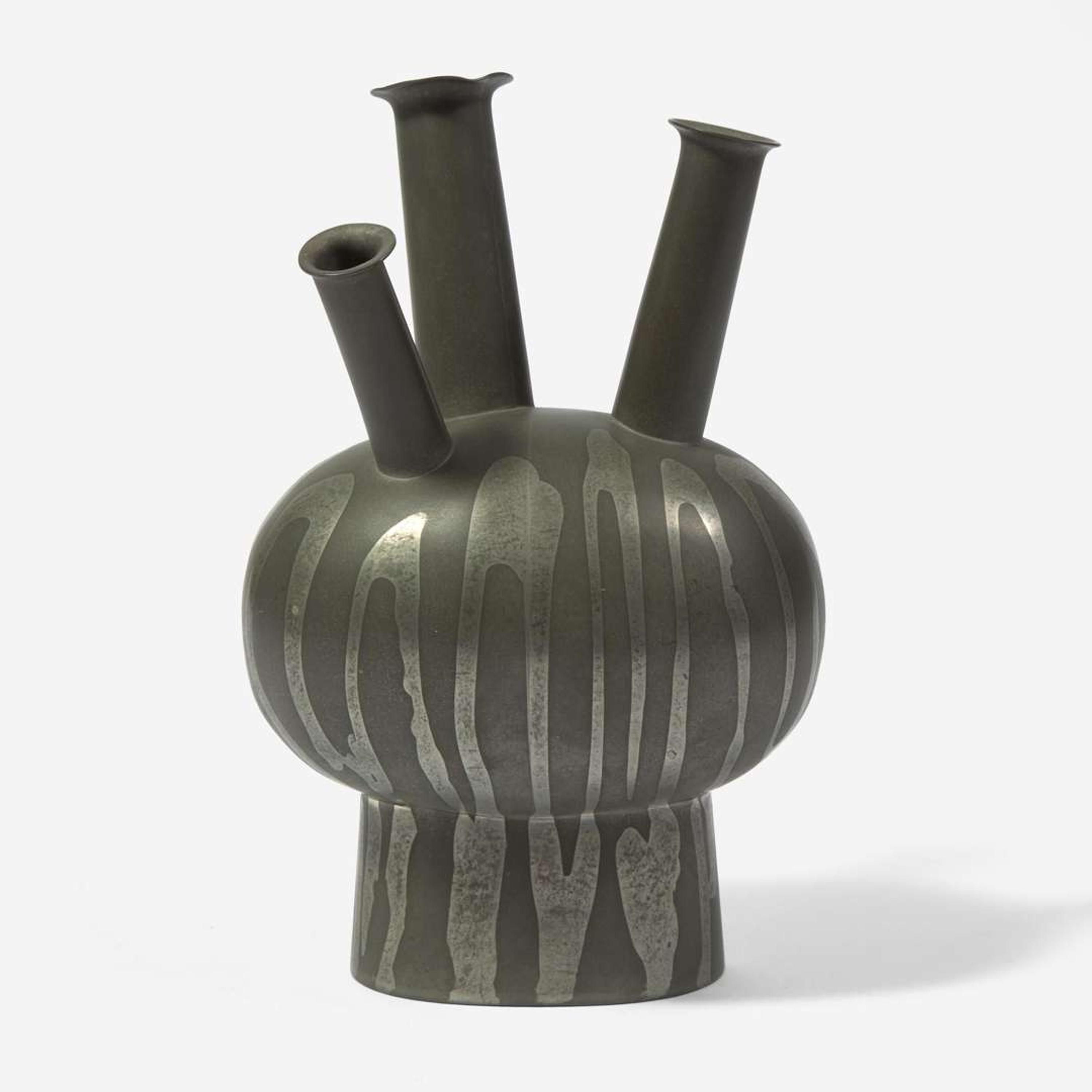 Donald Wright (American, 1930-2012) Untitled (Triple Spout Vessel), USA, circa 1960