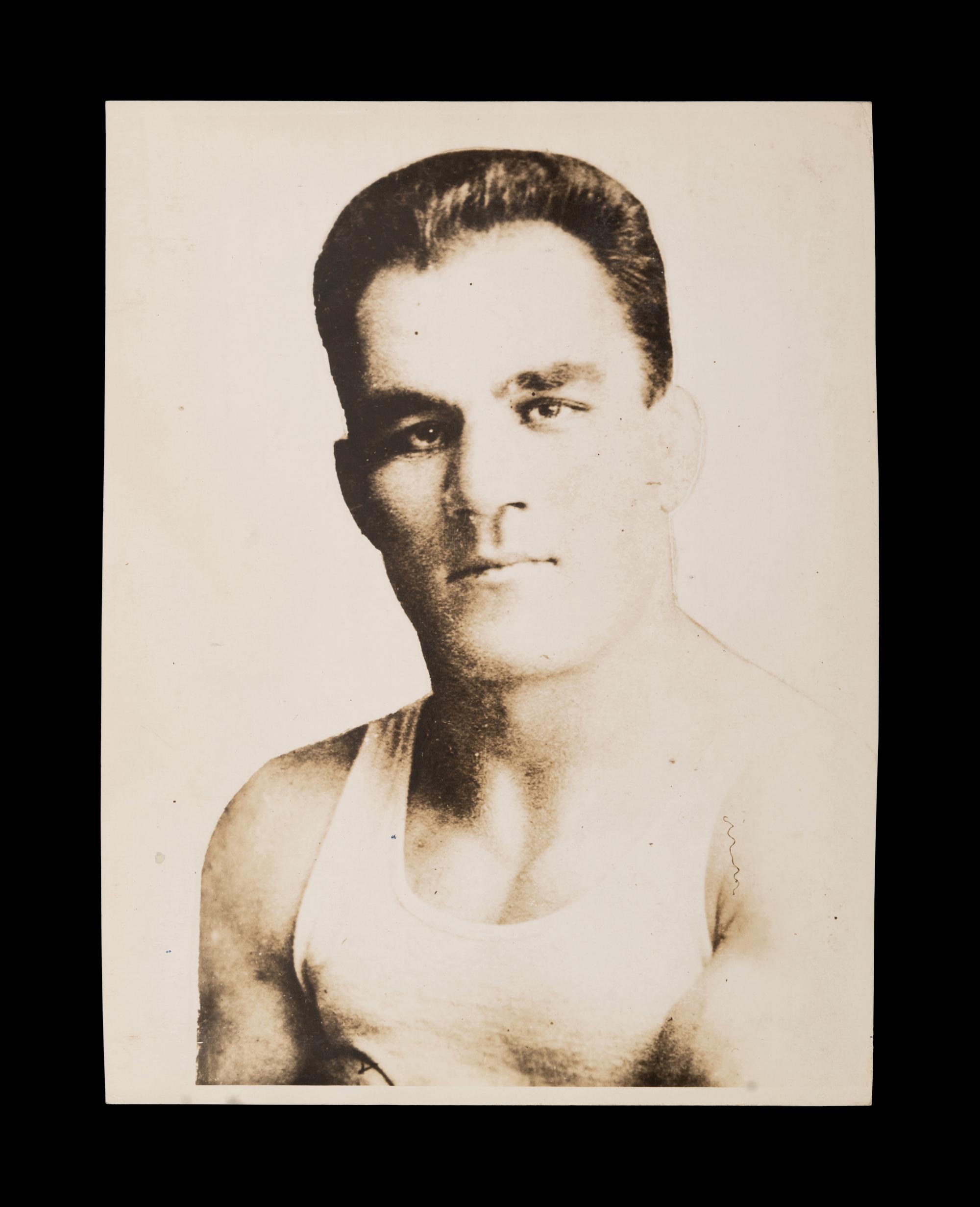 A Group of 22 Original Boxing Photographs Including Joe Louis and Jack Dempsey,